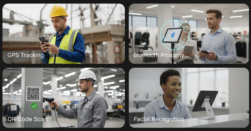 Offision - Multiple Check-in Methods